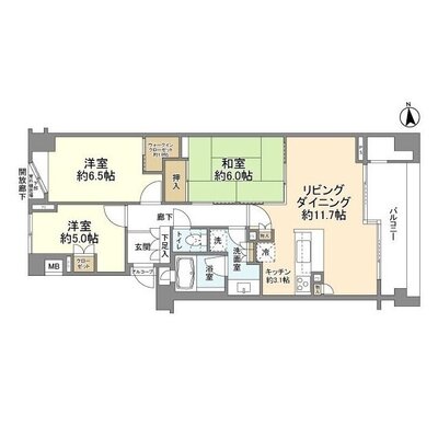 シティハウス笹塚の間取り