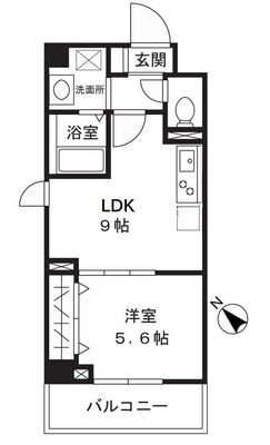 タイムズスクエアの間取り
