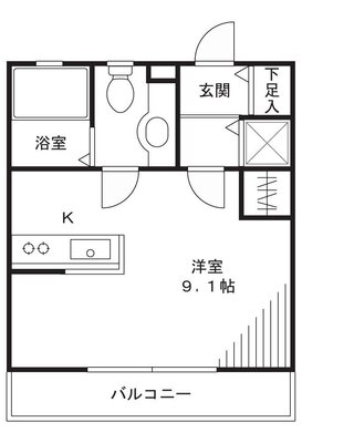 菊名ロータリーハイツの間取り
