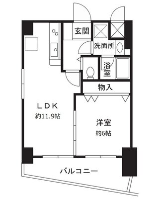 Cozy Courtの間取り
