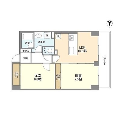 Blance SHIBAURAの間取り