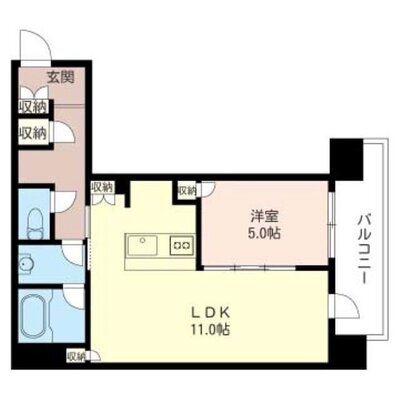オーキッドレジデンス品川の間取り