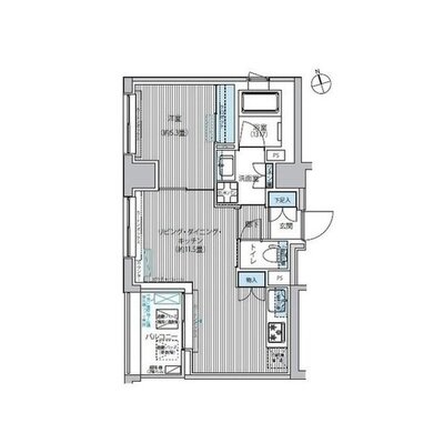 RODIA日本橋茅場町の間取り