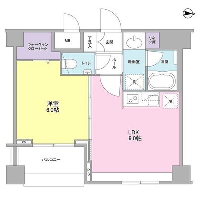 ソアラノーム北浦和の間取り