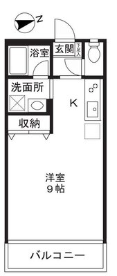 フローレンス鷺沼の間取り