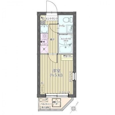 THE ROOMS' 渋谷本町の間取り