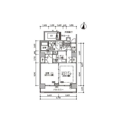 東雲キャナルコートCODAN18号棟の間取り