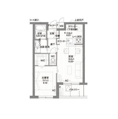 ガーデン東新宿の間取り