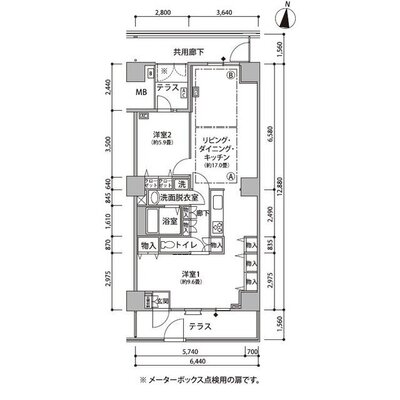 東雲キャナルコートCODAN21号棟の間取り
