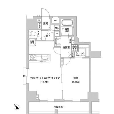 メトロステージ上野の間取り