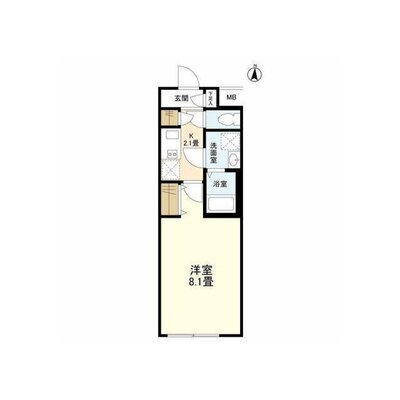 ウェルスクエアイズム大井町の間取り