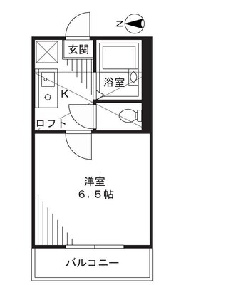 カーサヒルサイドCの間取り