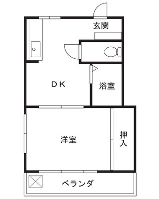 カーサ新城の間取り