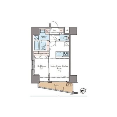 BluRock板橋の間取り