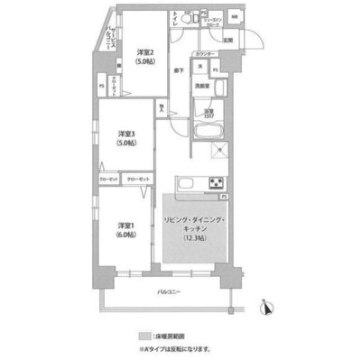 コンフォリア川口本町の間取り