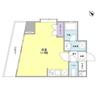 コンフォリア池尻の間取り