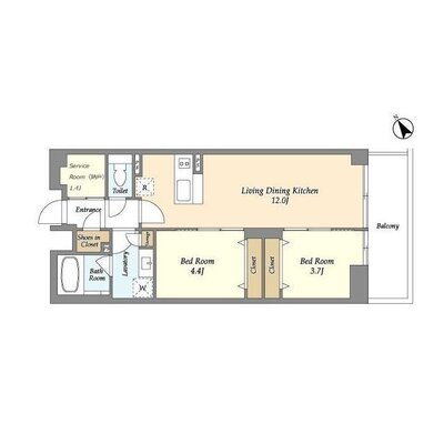 The Grand Terrace Wakabayashiの間取り