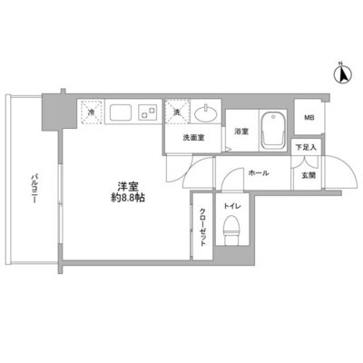 コンフォリア東池袋の間取り