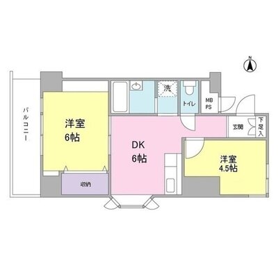 サウスコート阿佐谷の間取り