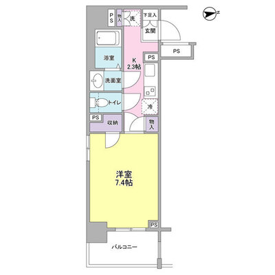 レキシントン・スクエア新宿御苑の間取り