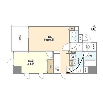 ランドコム恵比寿代官山の間取り