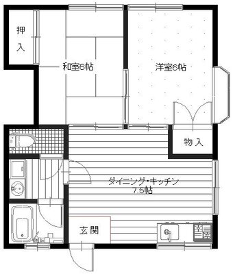 エンゼルコーポの間取り