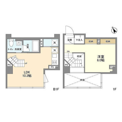 フルハウス代々木の間取り