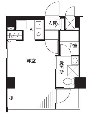 フローリエ細山Fの間取り