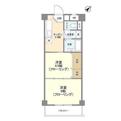 サンヒルズ赤塚の間取り