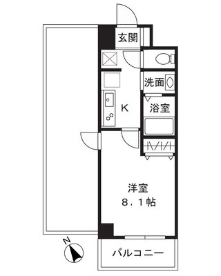 タイムズスクエアの間取り