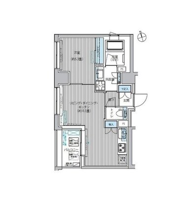RODIA日本橋茅場町の間取り