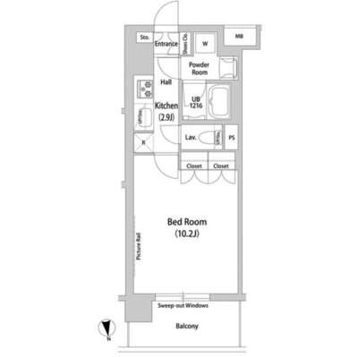 World Residence 大手町の間取り