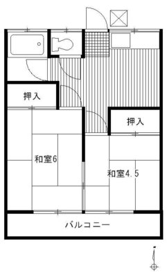 白樺荘の間取り