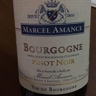 Marcel Amance Bourgogne Pinot Noir(マルセル・アマンス ブルゴーニュ ピノ・ノワール)