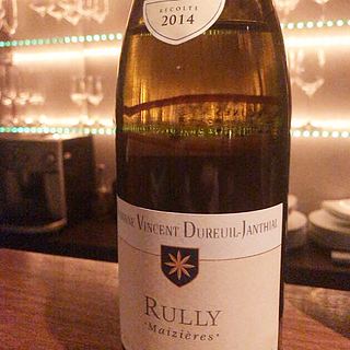 Dom. Vincent Dureuil Janthial Rully Maizières Blanc(ドメーヌ・ヴァンサン・デュルイユ・ジャンティアル リュリー メジェール ブラン)