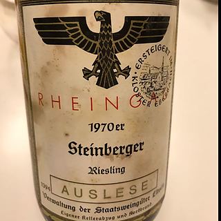 Kloster Eberbach Steinberger Riesling Auslese
