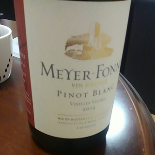 Meyer Fonné Pinot Blanc Vieilles Vignes(メイエ・フォンネ ピノ・ブラン ヴィエイユ・ヴィーニュ)