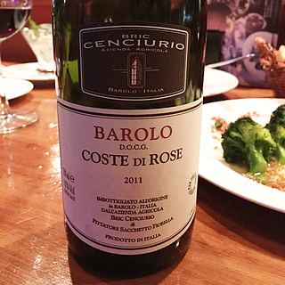 Bric Cenciurio Barolo Coste di Rose(ブリック・チェンチウリオ バローロ コステ・ディ・ローゼ)