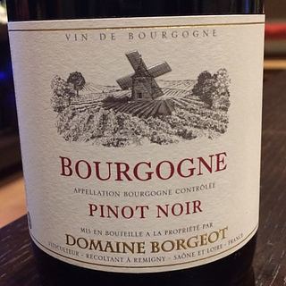 Dom. Borgeot Bourgogne Pinot Noir(ドメーヌ・ボルジョ ブルゴーニュ ピノ・ノワール)