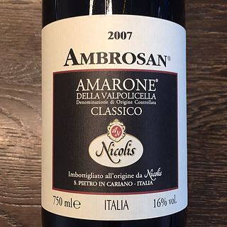 Nicolis Ambrosan Amarone della Valpolicella Classico