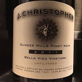 J. Christopher Dundee Hills Pinot Noir Bella Vida Vineyard(ジェイ・クリストファー ダンディー・ヒルズ ピノ・ノワール ベッラ・ヴィダ・ヴィンヤード)
