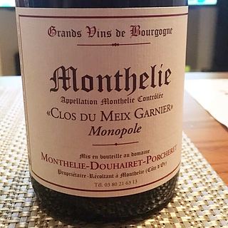 Monthélie Douhairet Porcheret Monthélie Clos du Meix Garnier Monopole