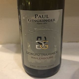 Paul Ginglinger Gewürztraminer Wahlenbourg