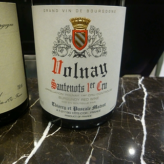 Thierry et Pascale Matrot Volnay Santenots 1er Cru