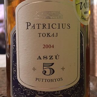 Patricius Tokaji Aszu 5 Puttonyos(パトリシウス トカイ・アスー 5プットニョシュ)