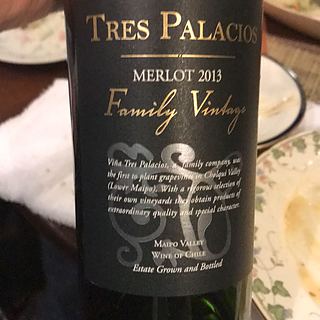 Tres Palacios Merlot Family Vintage