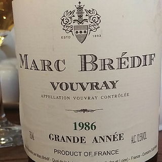 Marc Brédif Vouvray Grande Année