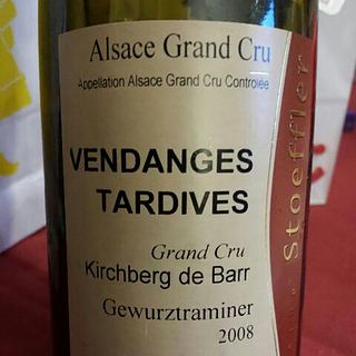 Dom. Stoeffler Gewürztraminer Grand Cru Kirchberg de Barr Vendanges Tardives(ドメーヌ・ストフラー ゲヴュルツトラミネル グラン・クリュ キルヒベルク・ド・バール ヴァンダンジュ・タルディヴ)