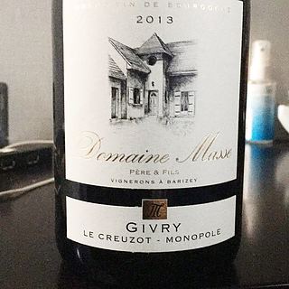 Dom. Masse Givry Le Creuzot Monopole Rouge