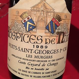 Hospices de Nuits Nuits Saint Georges 1er Cru Les Murgers Cuvée Guyard de Changey